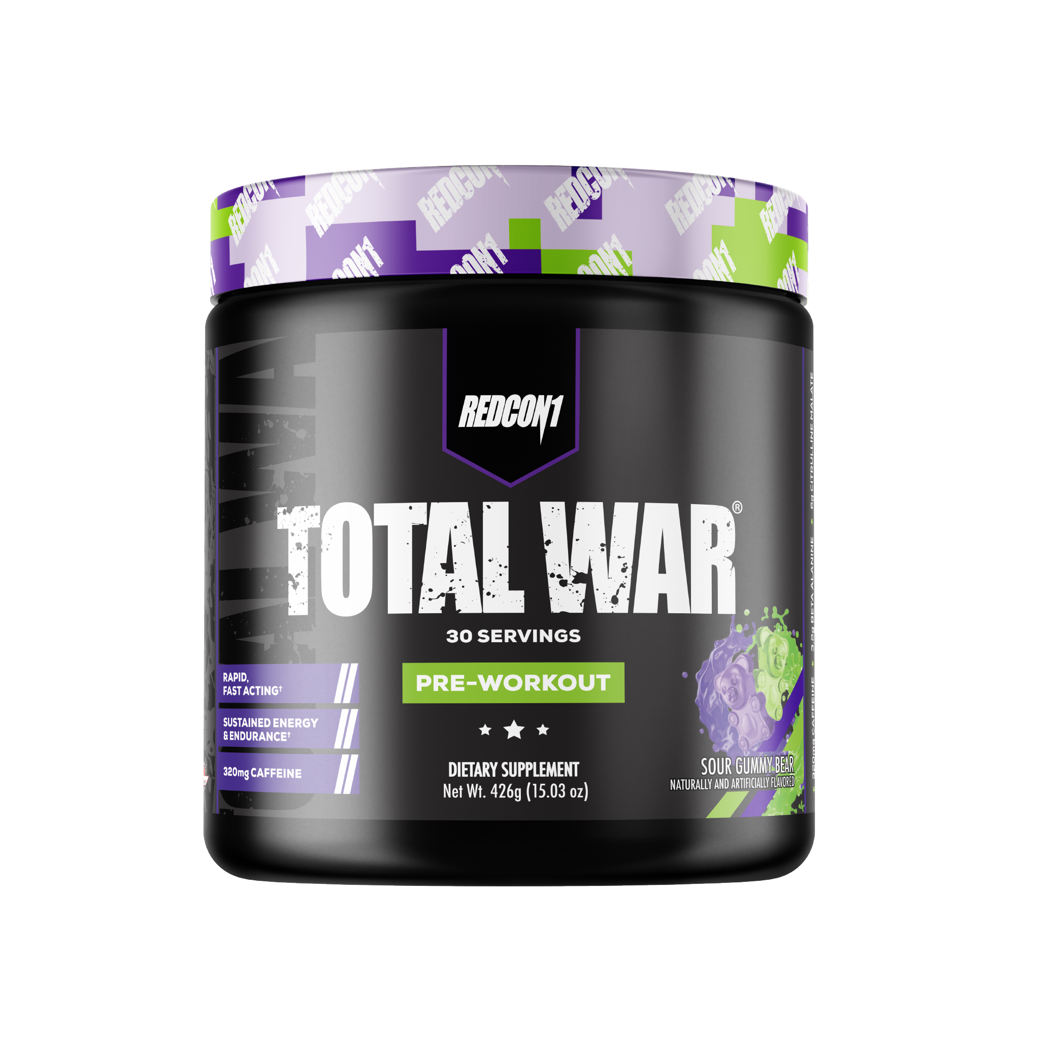 Redcon1 Total War - Sour Gummy Bear Beyond Supplements