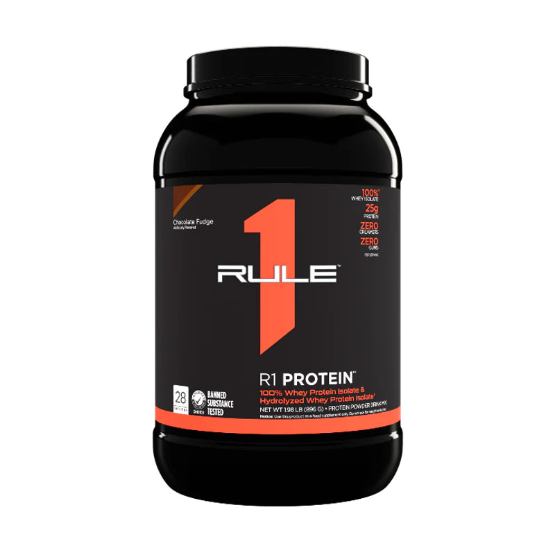R1 PROTEIN WHEY ISOLATE 2LB CHOCOLATE FUDGE 28 SERV Beyond Supplements