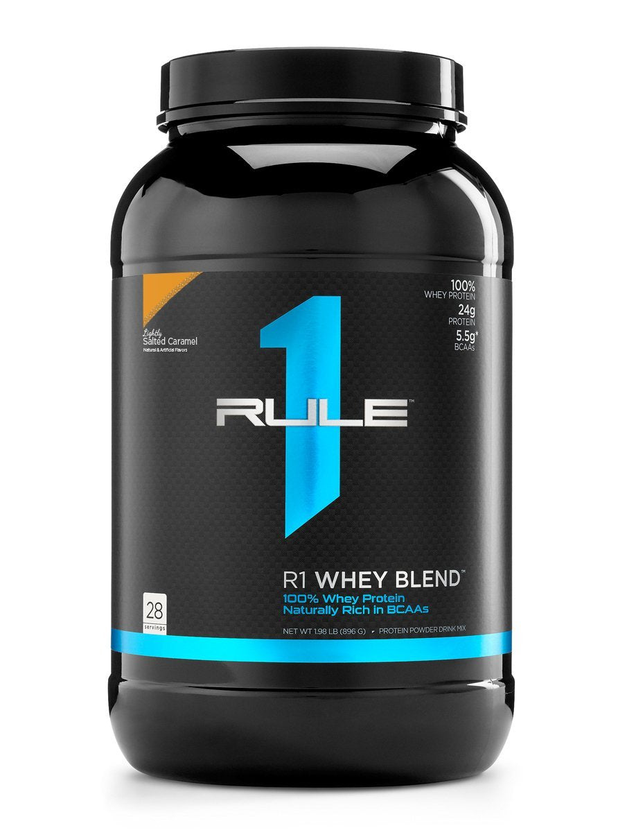 R1 WHEY PROTEIN 2LB LIGHTLY SALTED CARAMEL 28 SERV Beyond Supplements