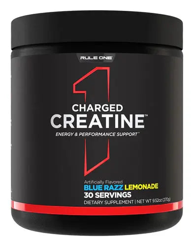 R1 CHARGED CREATINE 30S BLUE RAZZ LEMONADE 270G Beyond Supplements