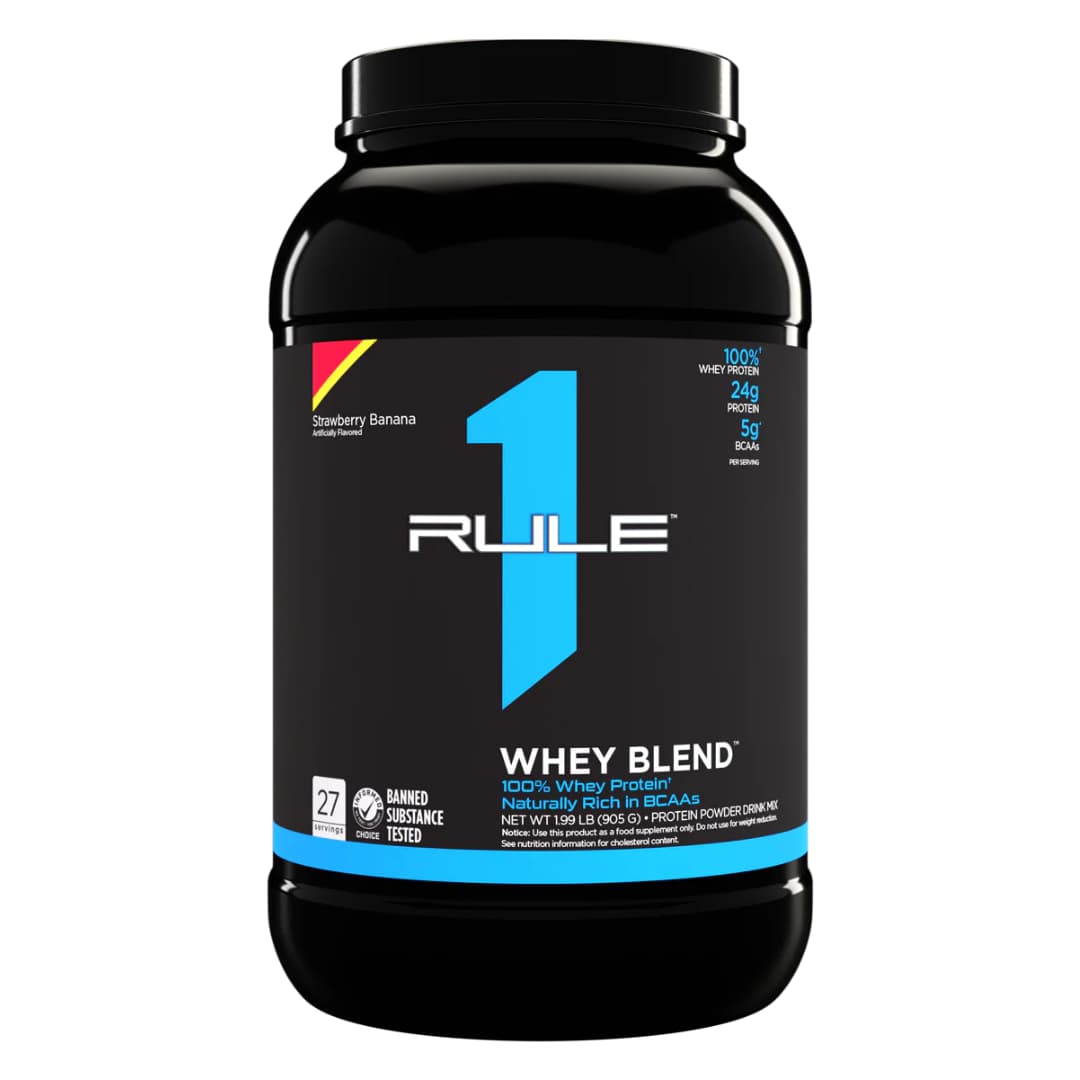 R1 WHEY PROTEIN 2LB STRAWBERRY BANANA 27 SERV Beyond Supplements
