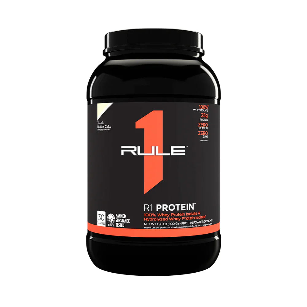 R1 PROTEIN WHEY ISOLATE 2LB VANILLA BUTTER CAKE 30 SERV Beyond Supplements