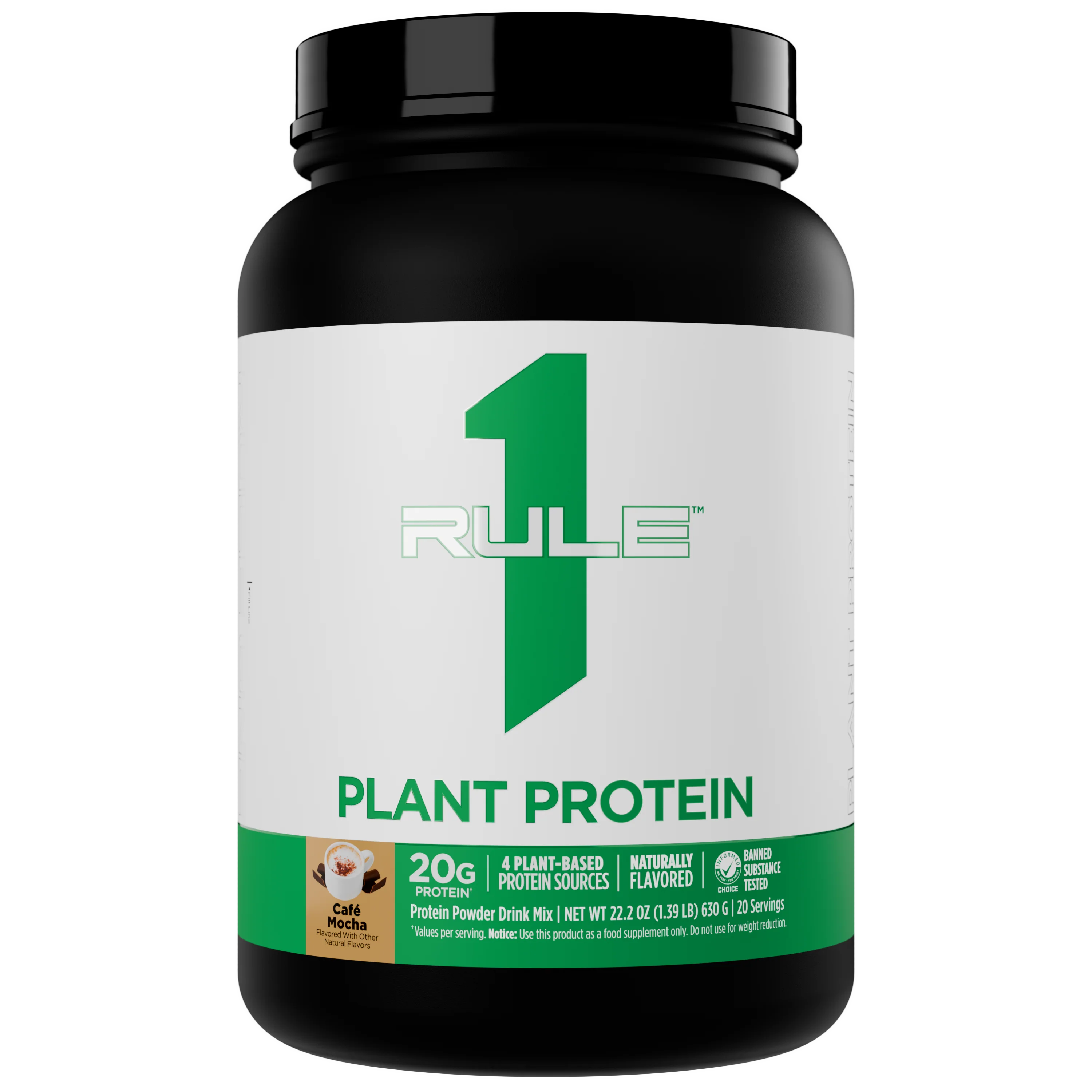 R1 PLANT PROTEIN 20 SERV CAFE MOCHA 1.39LB Beyond Supplements