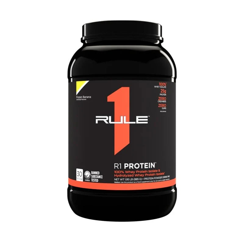 R1 PROTEIN WHEY ISOLATE 2LB FROZEN BANANA 30 SERV Beyond Supplements