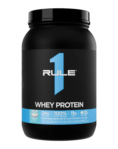 R1 WHEY PROTEIN 2LB BIRTHDAY CAKE 27 SERV Beyond Supplements