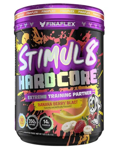 STIMUL8 - HARDCORE BANANA BERRY BLAST 30s Beyond Supplements