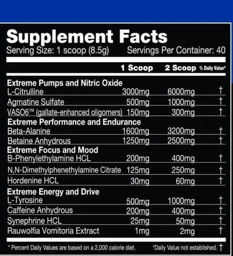 PER - HYPER MAX MANGO KIWI 460G Beyond Supplements