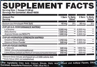 EVO EVP 3D BLACKBERRY LEMONADE 40s Beyond Supplements