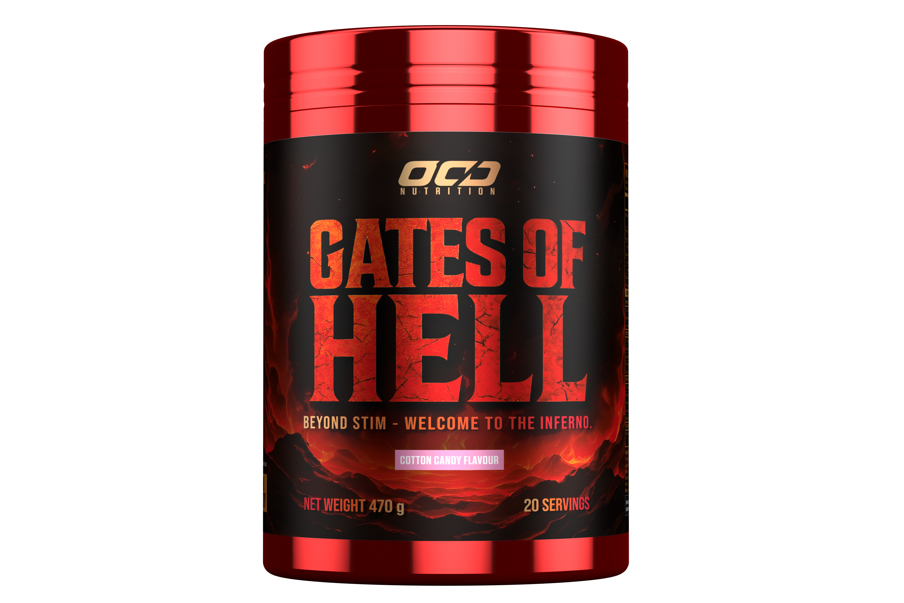 OCD Nutrition - Gates of Hell - Cotton Candy Beyond Supplements