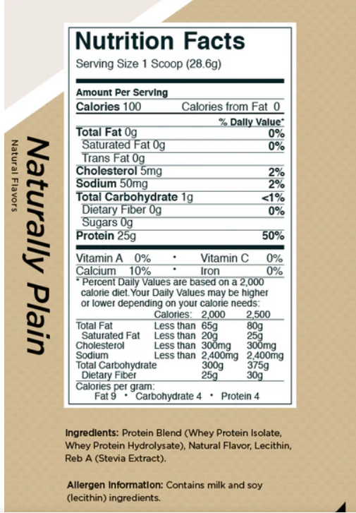 R1 PROTEIN WHEY ISOLATE NATURAL 25 SERV PURE VANILLA 1.68LB Beyond Supplements