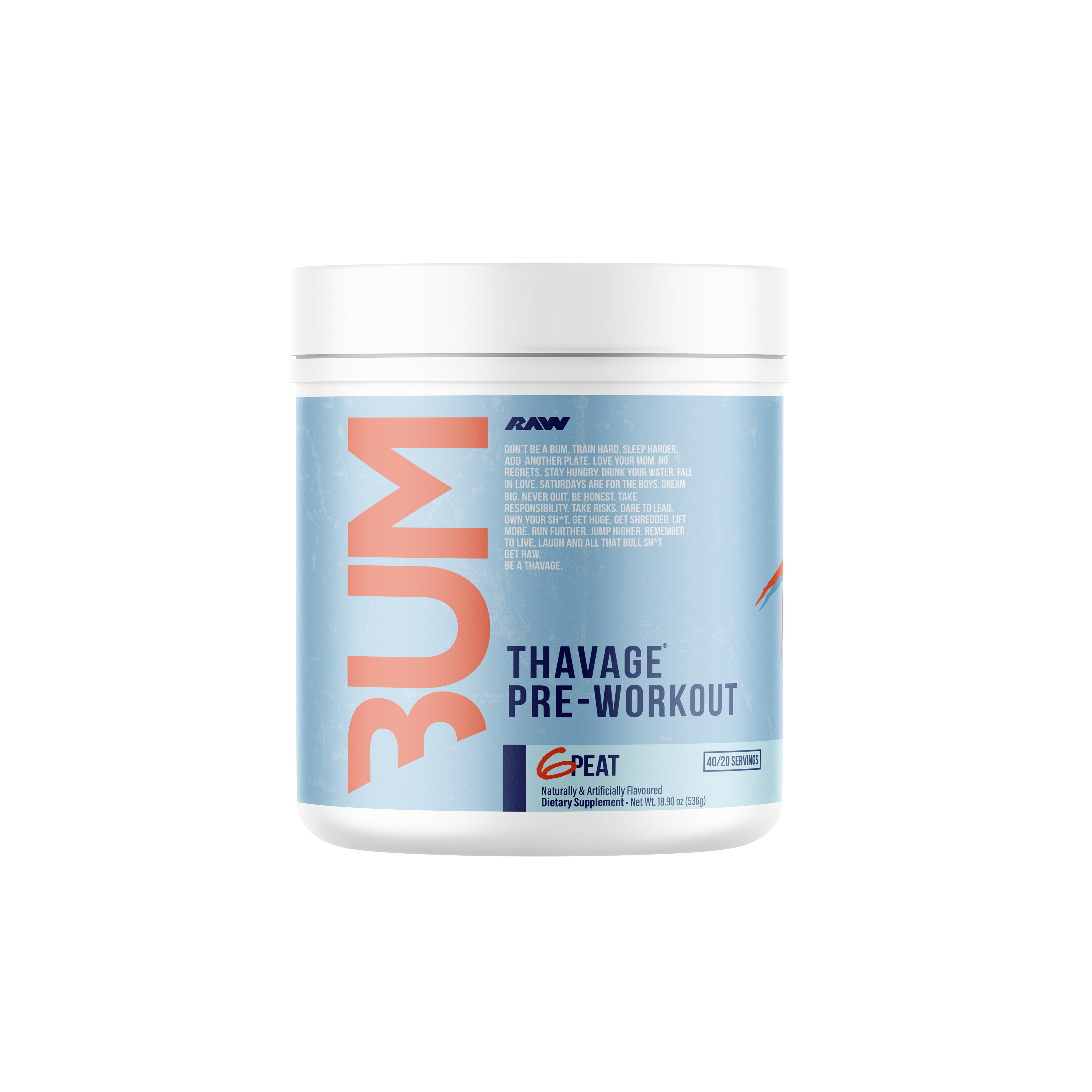 BUM - Thavage Pre-Workout - 6-peat Beyond Supplements